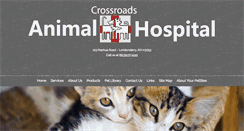 Desktop Screenshot of crossroadsanimal-hospital.com